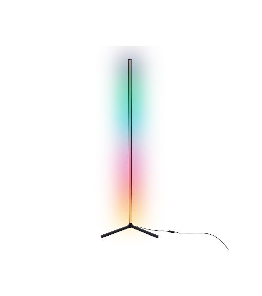 Светильник Ambrella light FL8027 BK черный LED 20W RGB D32*1650 (ПДУ РАДИО 2.4G)