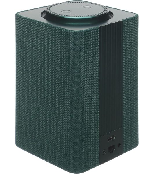 Умная колонка Яндекс Станция Макс, 65Вт, 1 динамик, часы, Алиса, Wi-Fi, Bluetooth 5.0, Zigbee, зеленый