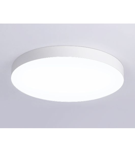 Потолочный светодиодный светильник Ambrella light FV5536 WH белый LED 90W 4200K D600*58 (Без ПДУ)