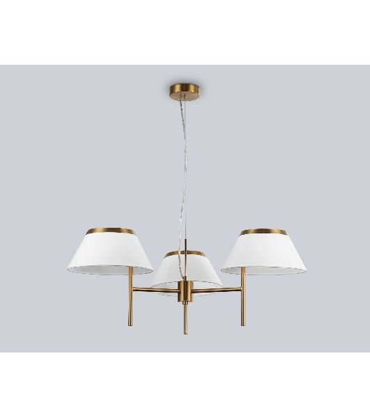 Люстра Ambrella light LH72471/3 BS/WH латунь/белый Е14/3 max 40W D800*290-1080