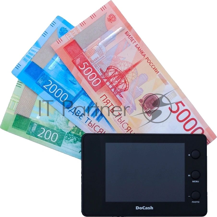 Детектор банкнот DoCash Micro IR/UV просмотровый АКБ (8401)