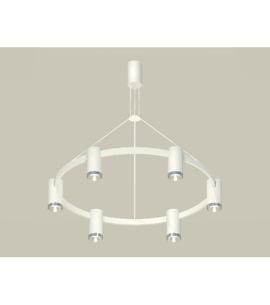 Светильник Ambrella light XB9021151/6 SWH/PSL белый песок/серебро полированное MR16 GU5.3 (С9021, N6132)