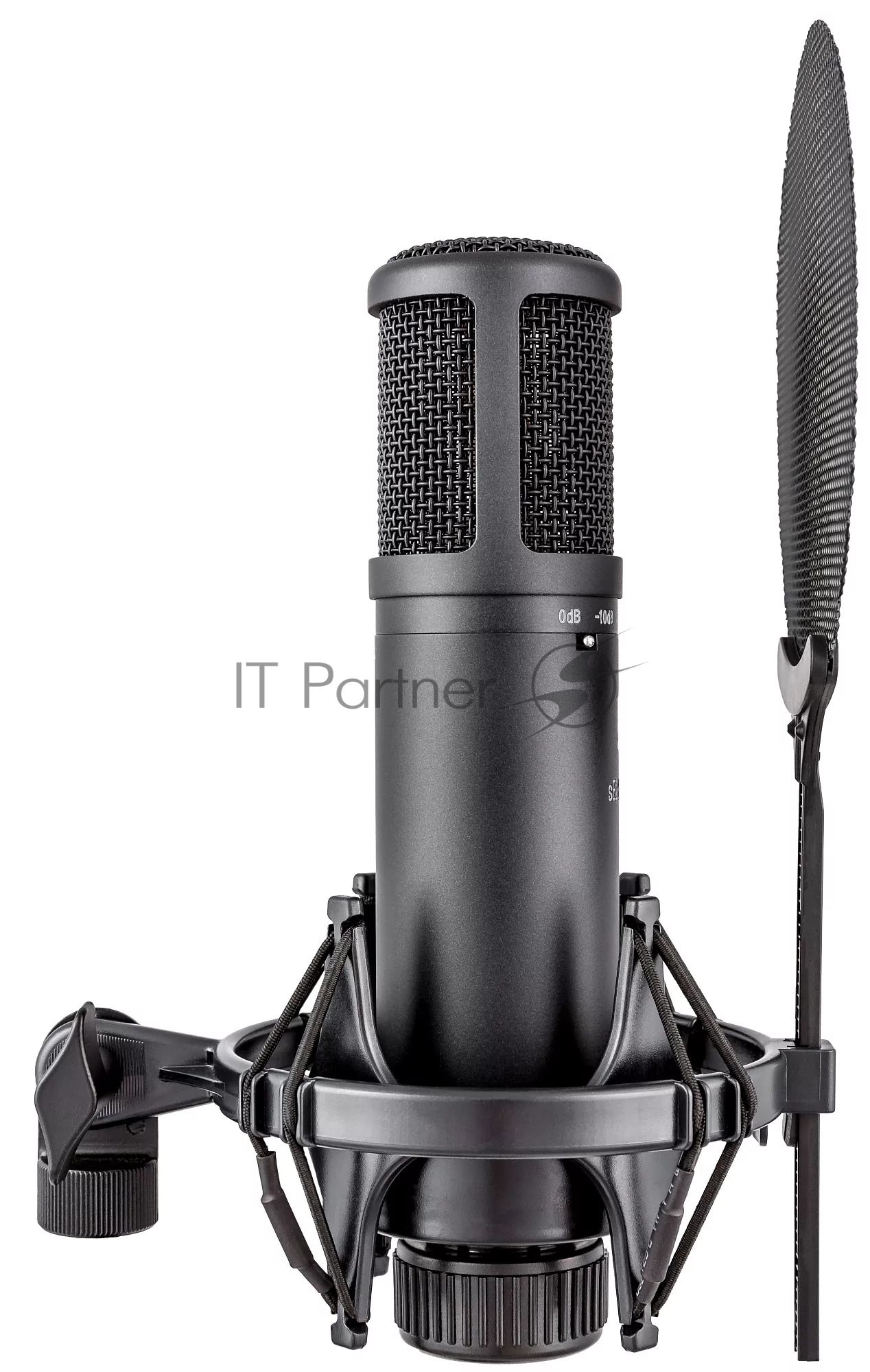 Микрофон конденсаторный sE Electronics SE 2200 20 Гц - 20 кГц, кардиоида, комплектация: металлический поп-фильтр, держатель типа паук, резьбовой переходник на микрофонную стойку