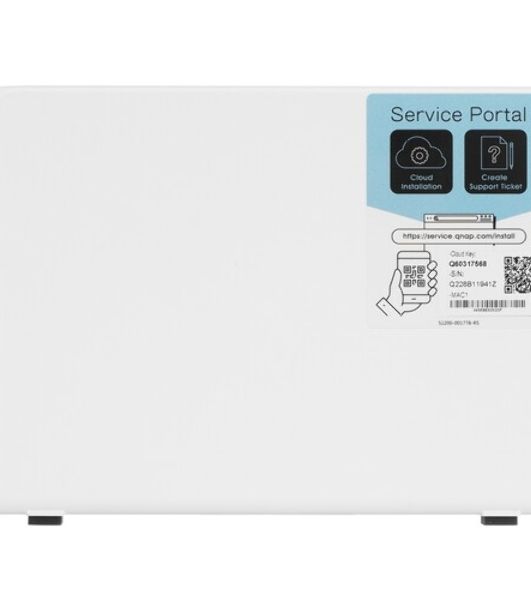 Сетевое хранилище SMB QNAP TS-433-4G NAS 4 HDD trays. ARM 4-core Cortex-A55 2.0GHz, ram 4 Gb (max), 1x1GbE, 1x2.5GbE, 2xUSB 2.0 port,1xUSB 3.2 Gen 1
