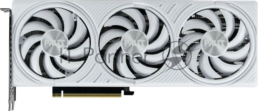 Видеокарта Palit GeForce RTX 5070 WHITE OC, 12 GB GDDR7, 192 bit, 3xDisplayPort, HDMI, GPU 2325 MHz