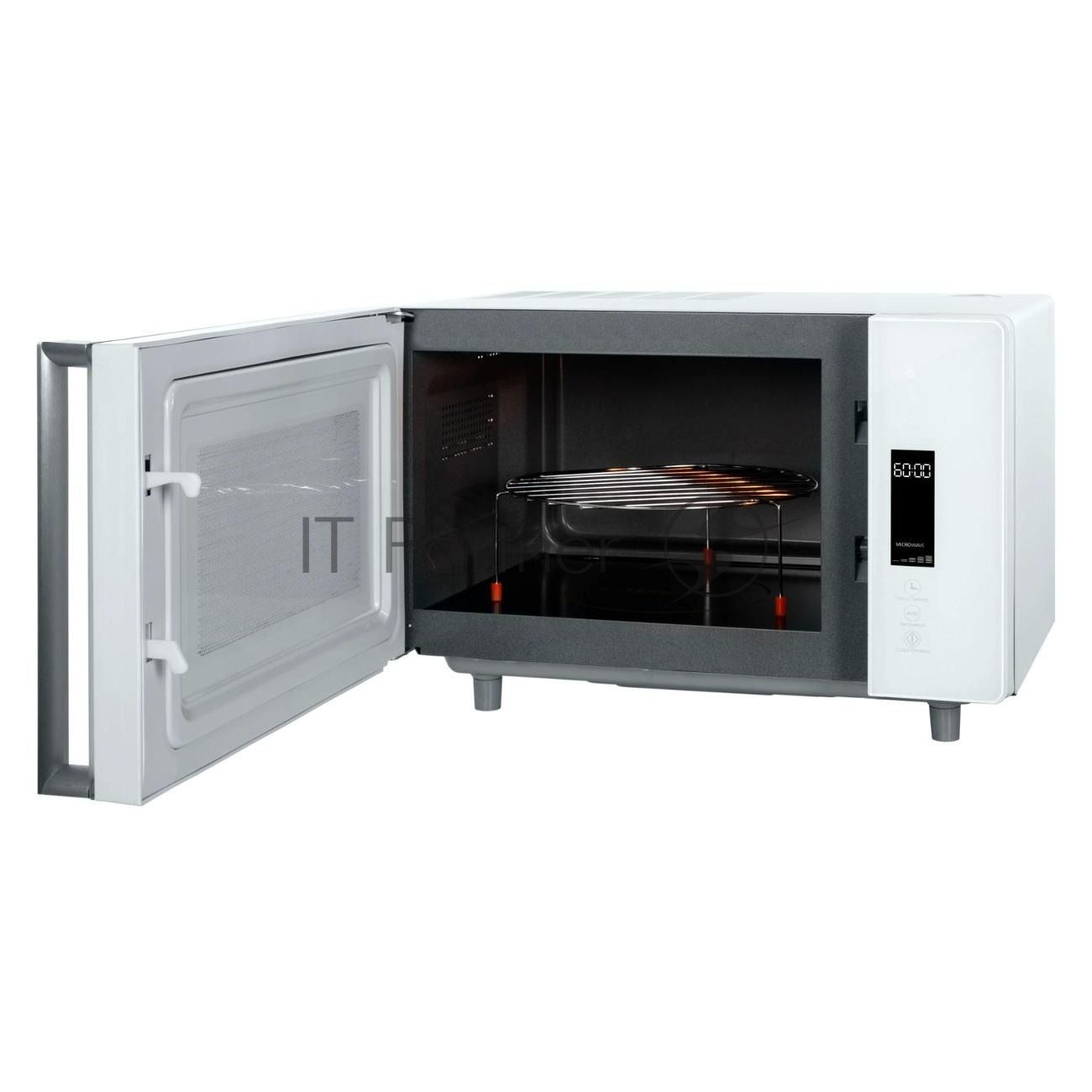 Микроволновая печь HIBERG i-VM 4588 W белый, 25 л, 900 Вт, переключатели - сенсор