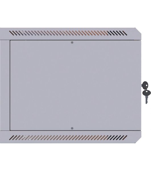 Шкаф коммутационный Suprlan (05-1060) настенный 6U 600x350 мм пер. дв. стекл направл. под закл. гайки 70 кг RAL 7035 285 мм 13.3 кг 360 мм