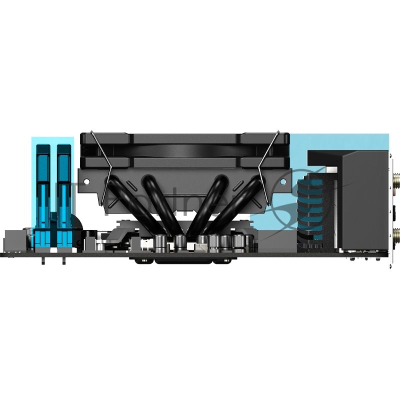 Кулер для процессора ID-Cooling IS-40X V3 Soc-AM5/AM4/1151/1200/1700 4-pin 14-35dB Al+Cu 100W 400gr Ret