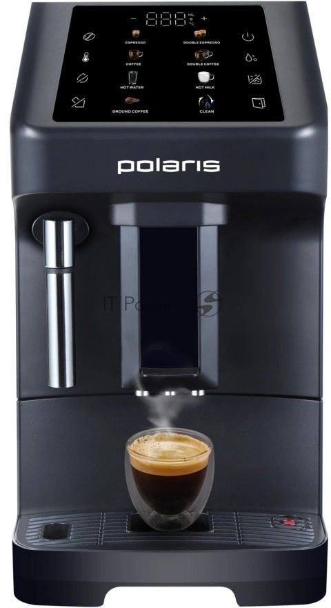 Кофемашина Polaris PACM 2048SW 1450Вт черный