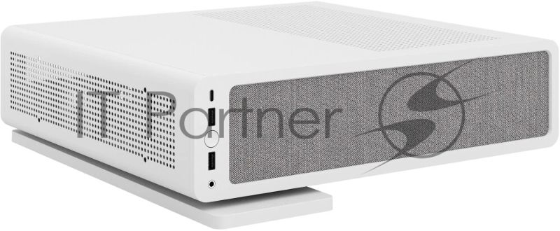 Компьютерный корпус без блока питания Fractal Design Ridge, 2x140mm, 2xUSB-A 3.2 + 1xUSB 3.2 Type-C, SFX PSU Support, mITX White