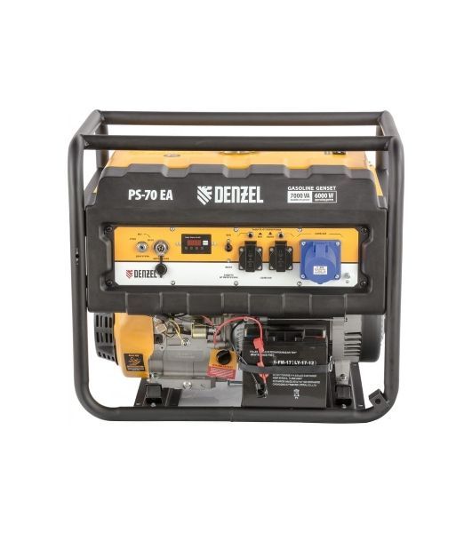 Электрогенератор бензиновый Denzel PS 70 EA, 7 кВт, 85 дБ, 88 кг