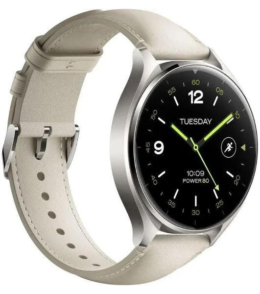 Умные часы Xiaomi Watch 2, 1.43" AMOLED, Bluetooth, 5ATM, белый / серый