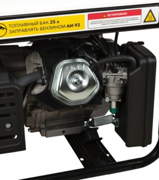 Генератор бензиновый Kranz KR8000EA, 8кВт, 25л, коннектор автоматики, электростартер
