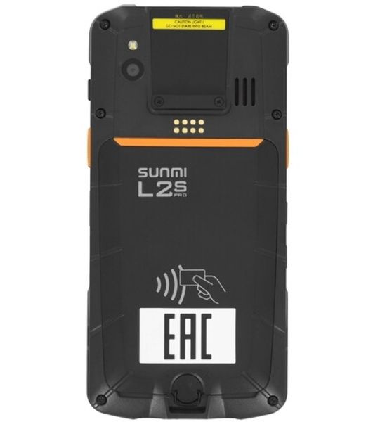 Терминал сбора данных Sunmi L2sPRO EN MT8768 1D/2D, 4Gb/64Gb, Android 12, USB, Bluetooth, NFС, SIM-карта, Wi-Fi, 3G LTE, 4G LTE, GPS, GSM, 5.5" 720 x 1440 px