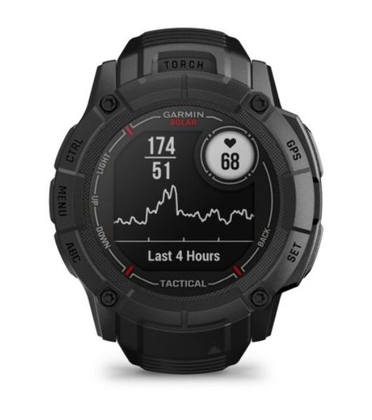 Умные часы Garmin Instinct 2X Solar, 1.0" MIP, 5G, Bluetooth, IPX7, черный