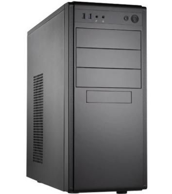 Корпус Foxline FL-886-FL500R-U32, Midi-Tower, чёрный, БП 500 Вт