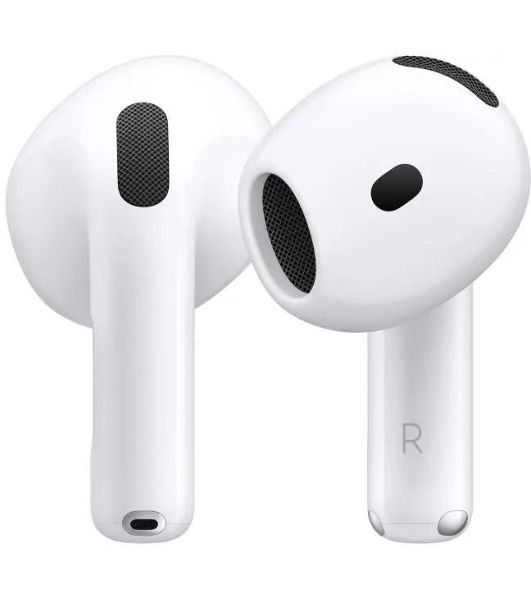 Наушники TWS Apple AirPods 4 ANC белый, вкладыши, Bluetooth, активное шумоподавление, беспроводная зарядка, до 4 ч