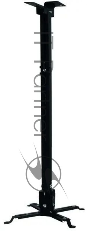 Кронштейн для проектора Buro PR04-140B черный макс.15кг потолочный поворот и наклон