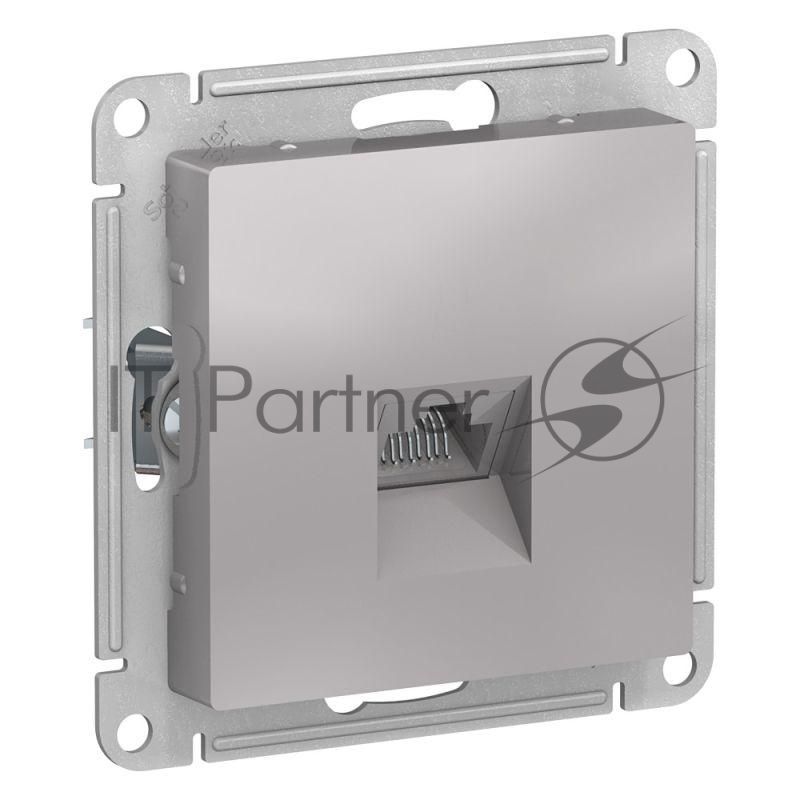 Механизм розетки компьютерной AtlasDesign RJ45 алюм. SchE ATN000383