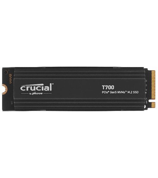 Накопитель SSD Crucial T700 2Tb PCIe Gen5 NVMe M.2 SSD with heatsink CT2000T700SSD5