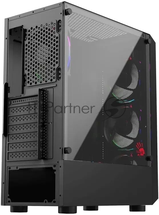 Корпус Bloody CC-126-BK, Midi-Tower, чёрный