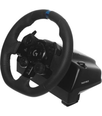Руль Logitech G923 10кноп. (с педалями) черный