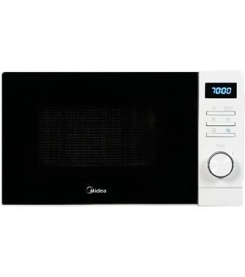 Микроволновая печь Midea AM720C2VR-W белый, 20 л, 700 Вт, переключатели - кнопки, поворотный механизм
