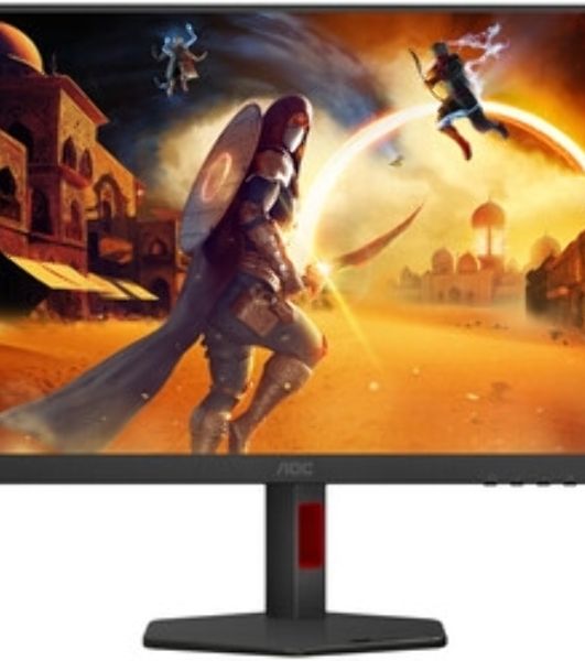 Монитор 27" AOC Q27G4ZR IPS 2560x1440, 240 Гц, 1 мс, 16:9, 400 кд/м², 2xHDMI 2.0, DP 1.4, 3.5 Jack, динамики (2x2 Вт), FreeSync Premium, G-Sync Compatible, черный/красный