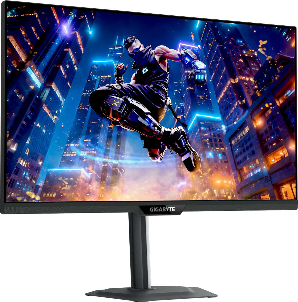 Монитор 27" Gigabyte M27Q2 QD IPS 2560x1440, 200 Гц, 1 мс (GtG), 16:9, 350 кд/м², 2xHDMI 2.0, DP 1.4, USB-C (18 Вт), USB Hub (2x USB 3.2), 3.5 Jack, DisplayHDR 400, G-Sync, KVM, VESA 100x100, черный