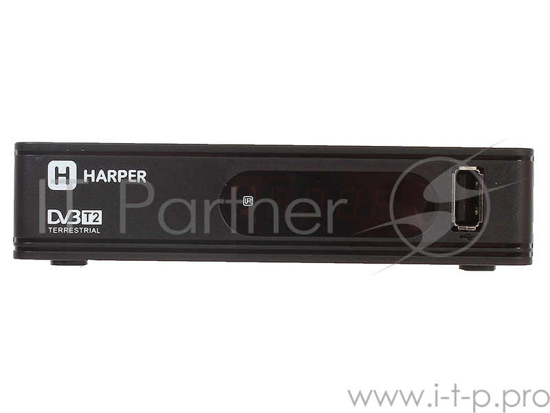 Ресивер DVB-T2 Harper HDT2-1514,черный