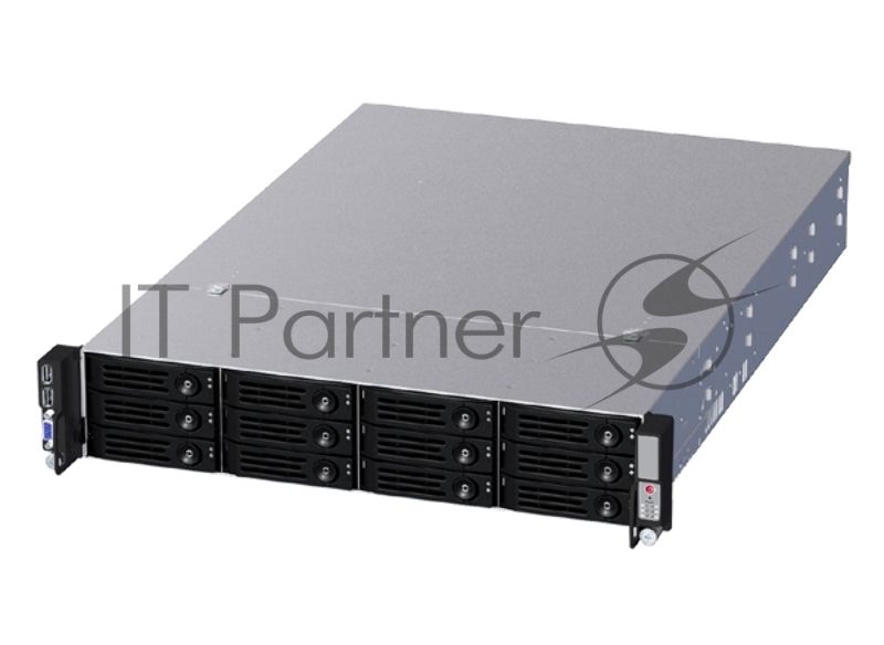 Серверный корпус Ablecom 2U CS-R29-04P E-ATX, ATX, Micro-ATX, Mini-ITX MBs; 12 x 3.5'' hs + 2 x 2.5'' hs rear; 800 Wt CRPS(1+1); no rails