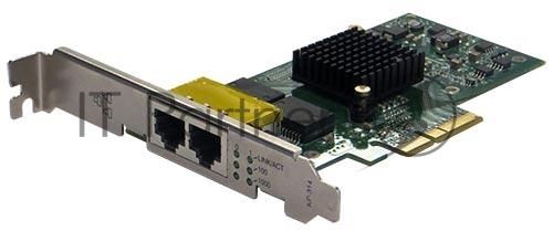 Сетевой адаптер PE2G2I35 Dual Port Copper Gigabit Ethernet PCI Express Server Adapter (аналог Intel I350-T2)