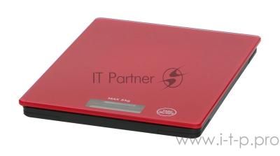 Кухонные весы Willmark WKS-511D (5кг., 385г, 203*153мм, цвета в ассортименте) (Красный)