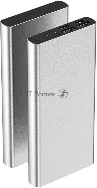 Портативный аккумулятор HIPER CORE 2XL Metal серебристый (10000 мА·ч)