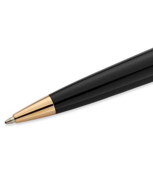 Ручка шариковая Waterman Expert 3 (CWS0951700) Black Laque GT M, синие чернила, подарочная коробка