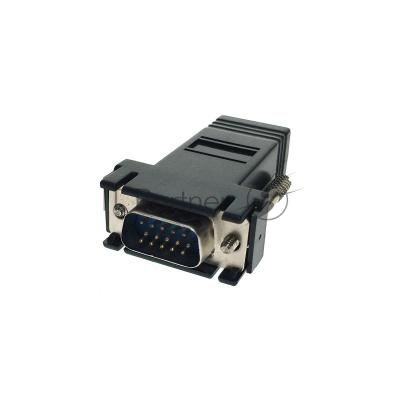 Удлинитель VGA male to RJ45 female Espada (по витой паре) (EVGAM to RJ45F) (39467)
