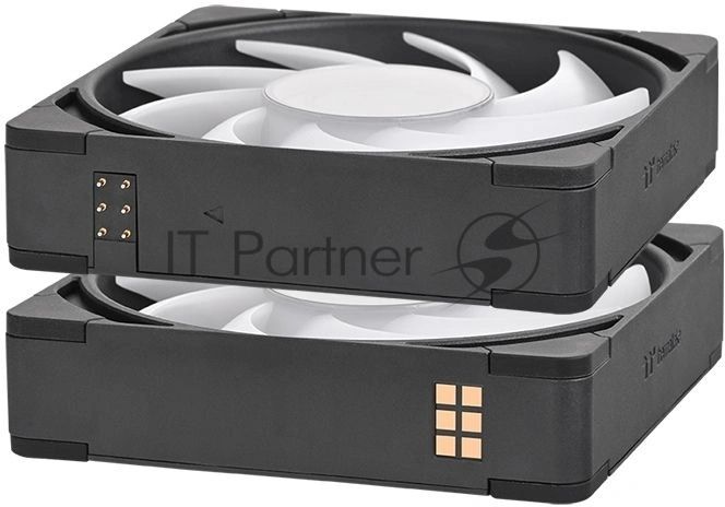 Вентилятор для корпуса Thermaltake CT140 EX Infinity ARGB 140х140x25 черный 4-pin 29.2дБ (упак.:3шт) (CL-F242-PL14SW-A) Ret