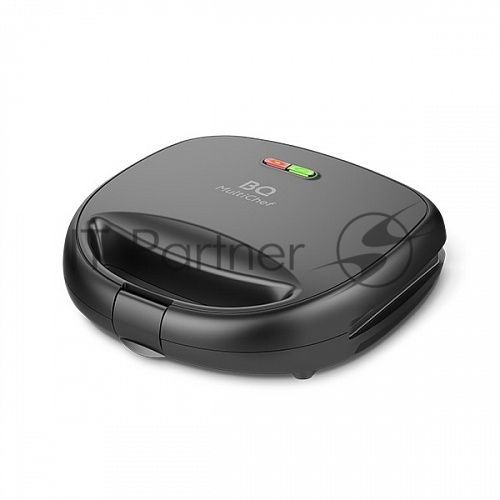 Вафельница BQ ST2001 черный, 4 in 1. MultiChef, 800 Вт, многофункциональный прибор 4 в 1, 4 пары панелей в комплекте: гриль, венские вафли, сэндвич, орешки, антипригарное покрытие панелей Non-Stick PRO, равномерный нагрев, вертикальное хранение, отсек для