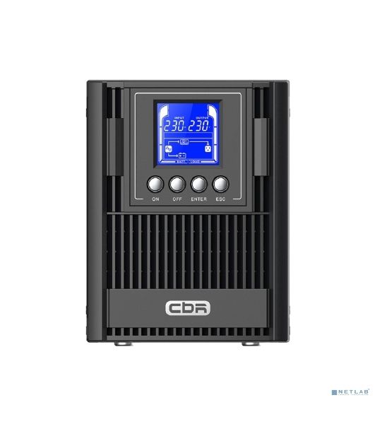 ИБП CBR ESSENCE ESN-1000C Online 1000 VA / 1000 W, Tower, 4 x C13, LCD, HID-USB, RS232, EPO, SNMP slot (ESN-1KT-4I-LCHERSC)