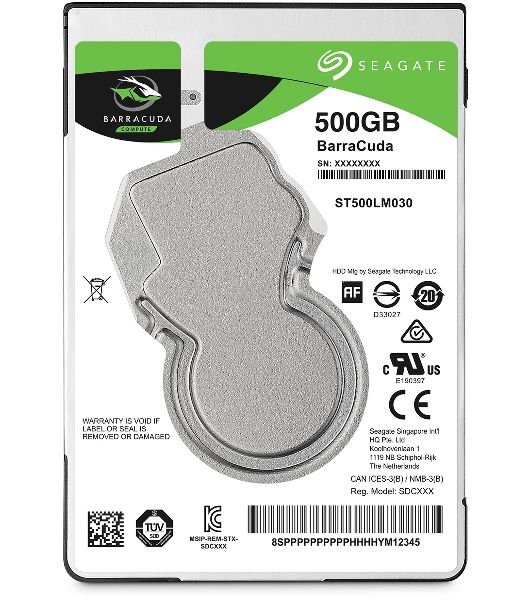 Жесткий диск Seagate Original SATA-III 500Gb ST500LM030 Barracuda (5400rpm) 128Mb 2.5"