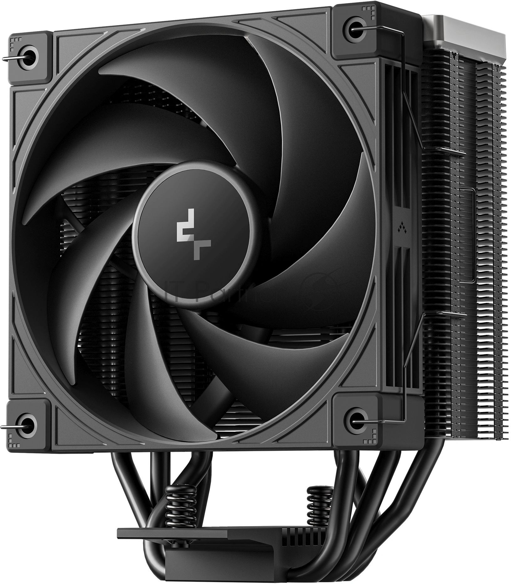 Кулер для процессора DEEPCOOL AK400 G2 DIGITAL NYX LGA1851/1700/1200/115X/AM5/AM4 (12шт/кор, TDP 220W, PWM, Fan 120mm, 4 тепл. трубки, черный) RET