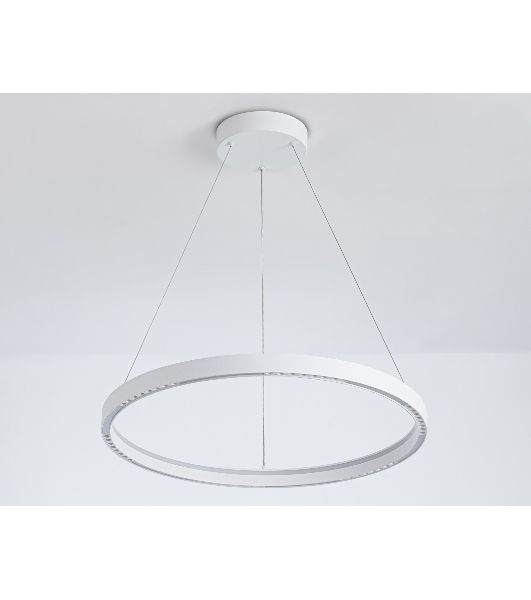 Подвесной светодиодный светильник Ambrella light FL5851 WH белый 35W 3000K/4200K/6400K D600*600 (без ПДУ)