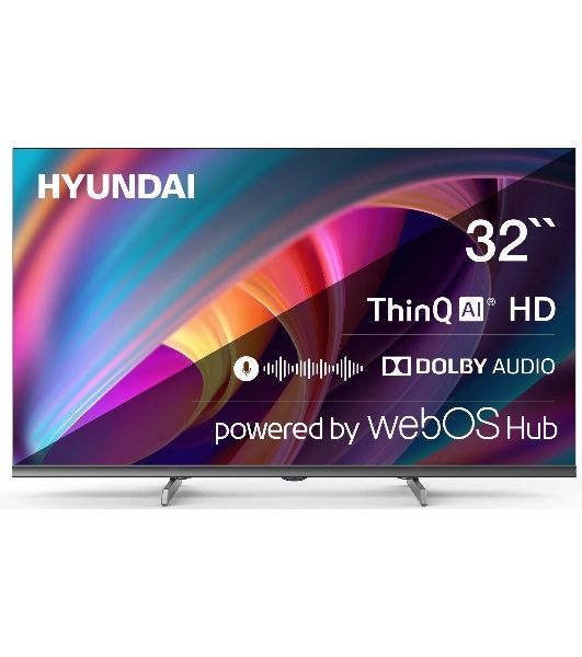 Телевизор Hyundai 32" H-LED32BS5100 черный/серый LED HD 60Hz WebOS 1.5GB/8GB