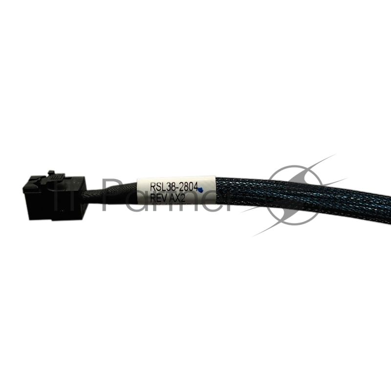 Кабель Amphenol RSL38-2804 Slimline SASx4 (SFF8654) -to- HD MiniSAS x4 (SFF8643) 80cm