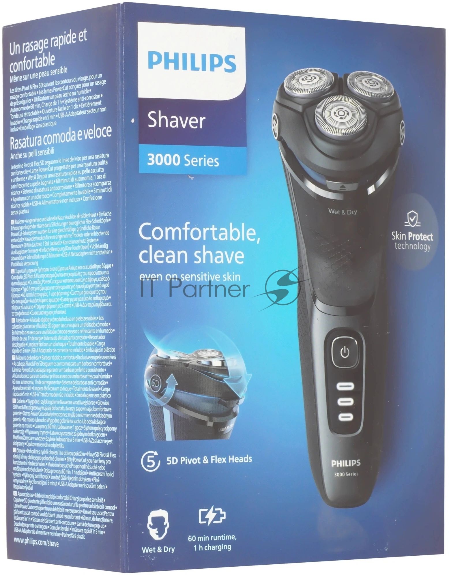 Бритва электрическая Philips S3244/12 черный