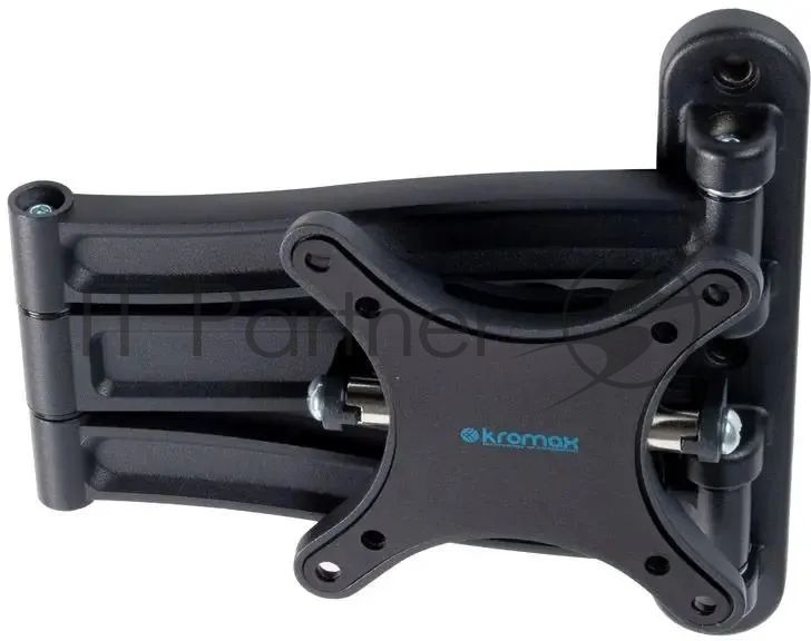 Кронштейн для телевизора Kromax TECHNO-1 темно-серый, 10"-26" макс. 15 кг, настенный, поворот и наклон