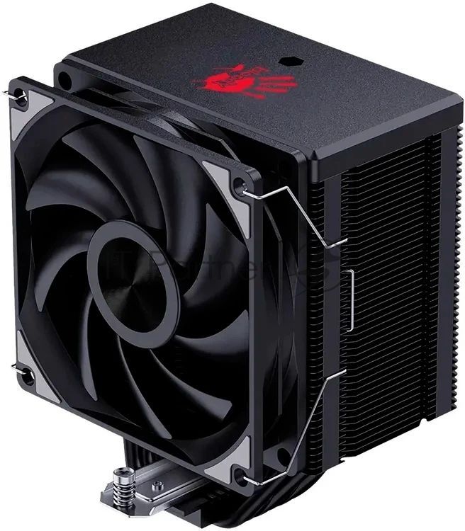 Устройство охлаждения(кулер) Bloody AC-13 Soc-AM5/AM4/1200/1700/1851 черный 4-pin 14-26dB Al+Cu 250W 651gr Ret (AC-13-250-BK)