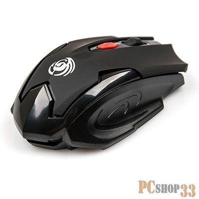 Мышь беспроводная Dialog Gan-Kata MRGK-10U черный, 1600 dpi, радиоканал, USB, кнопки - 6