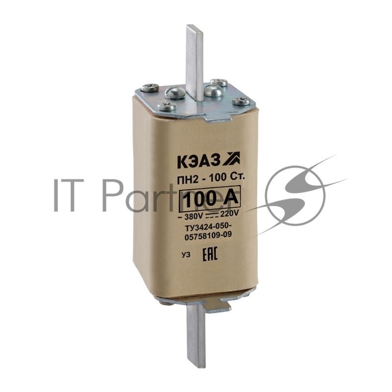 Вставка плавкая ПН2 100 С 31.5А У3 КЭАЗ 120108