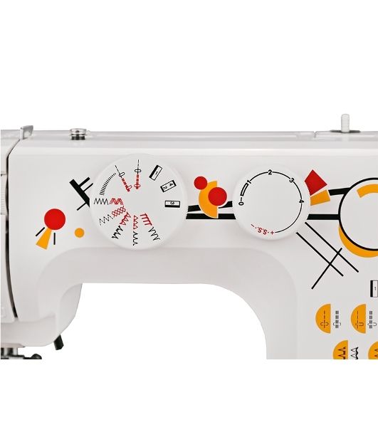 Швейная машина Janome Art Style 4045 белый, электромеханическая, вертикальный качающийся, 15 операций, петля полуавтомат